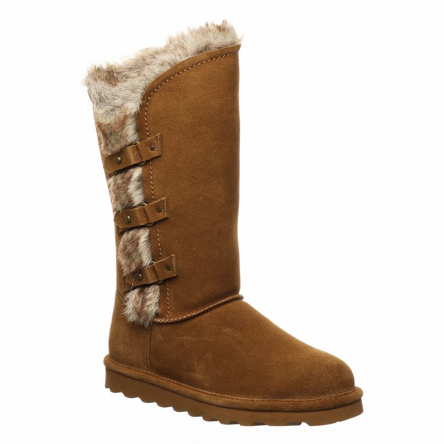 Bearpaw Emery Short Boots UK - Women's Boots Brown ||IUSPKW-639||